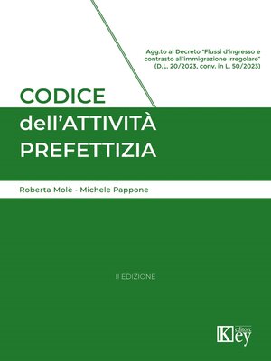 cover image of Codice dell'attività prefettizia 2023